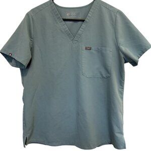 Figs Womens Techical Collection Catarina Scrub Top Size L Pocket Uniform Nursing